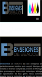 Mobile Screenshot of enseignesdebeauce.com